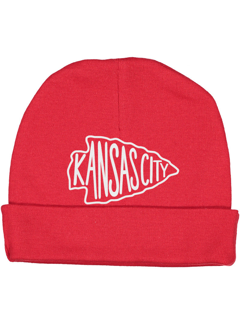 Classic Arrowhead KC Football | Baby Beanie / Hat