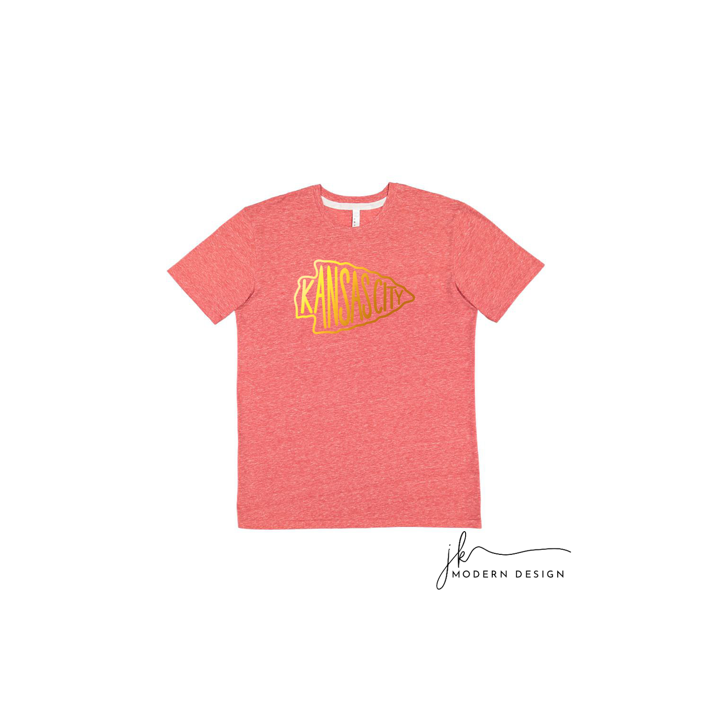 Pick Arrowhead Color | Classic Arrow | Red Mélange Shirt