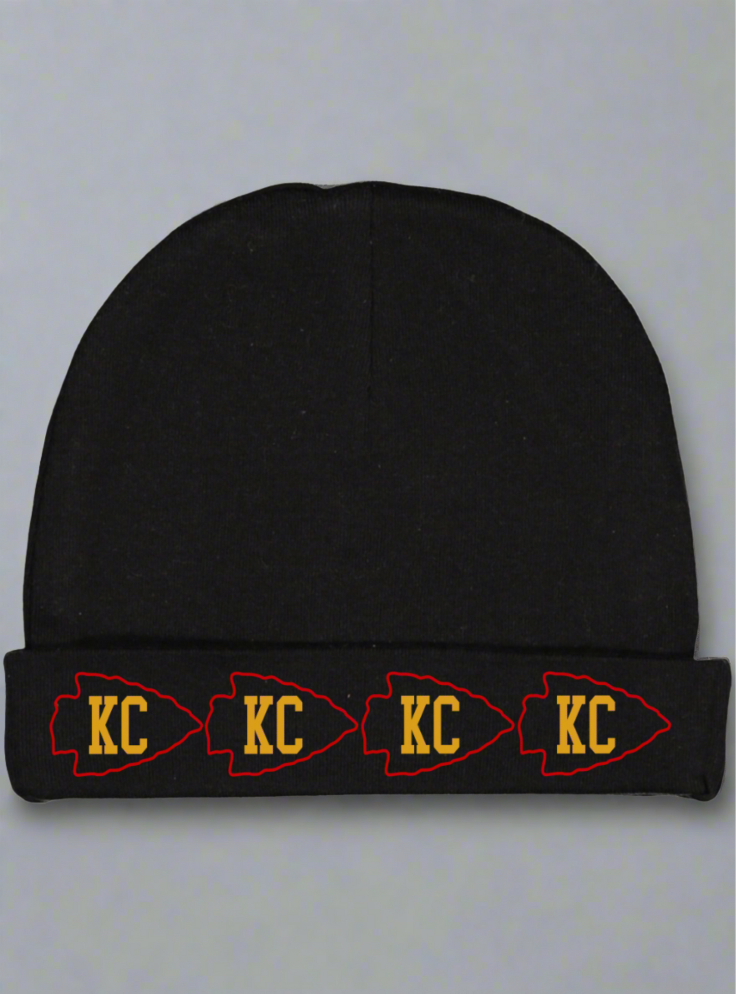 Multi Arrowhead KC Football | Baby Beanie / Hat
