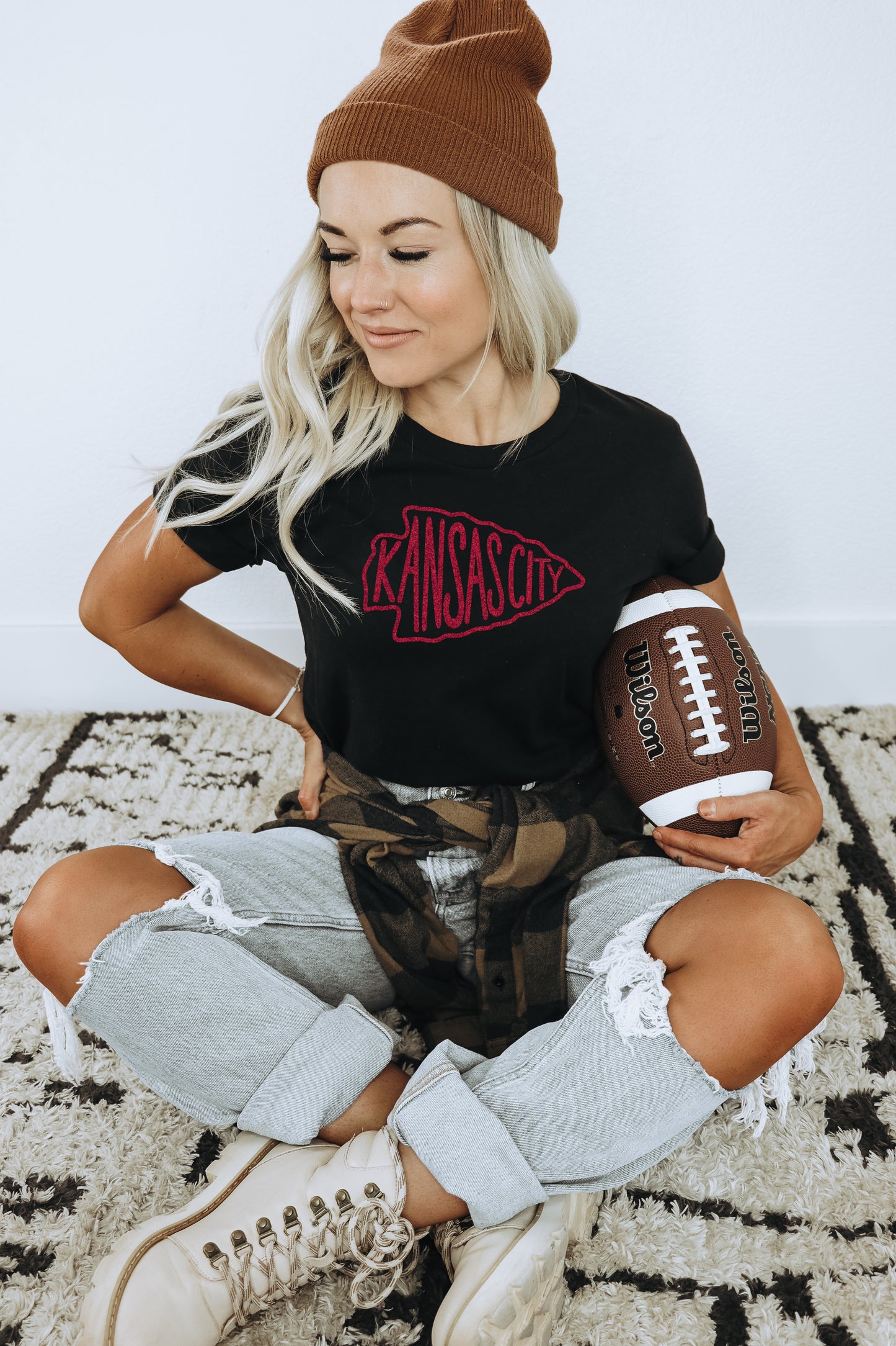 Pick Arrowhead Color | Classic Arrow | Red or Black T-Shirt