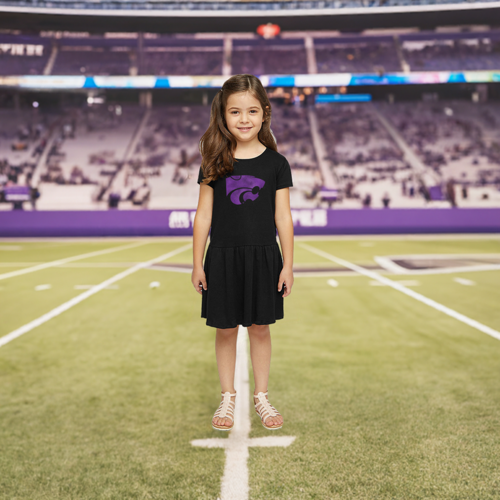 KSU Cheerleader Dress | Black | Toddler / Infant | Powercat