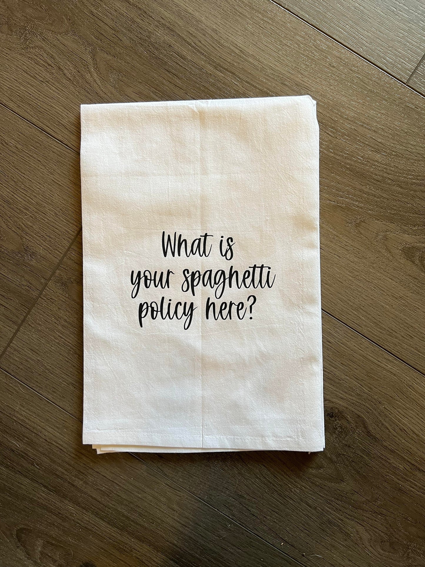 Always Sunny in Philadelphia Funny Kitchen Towels 4 multi pack what is your spaghetti policy here housewarming gift