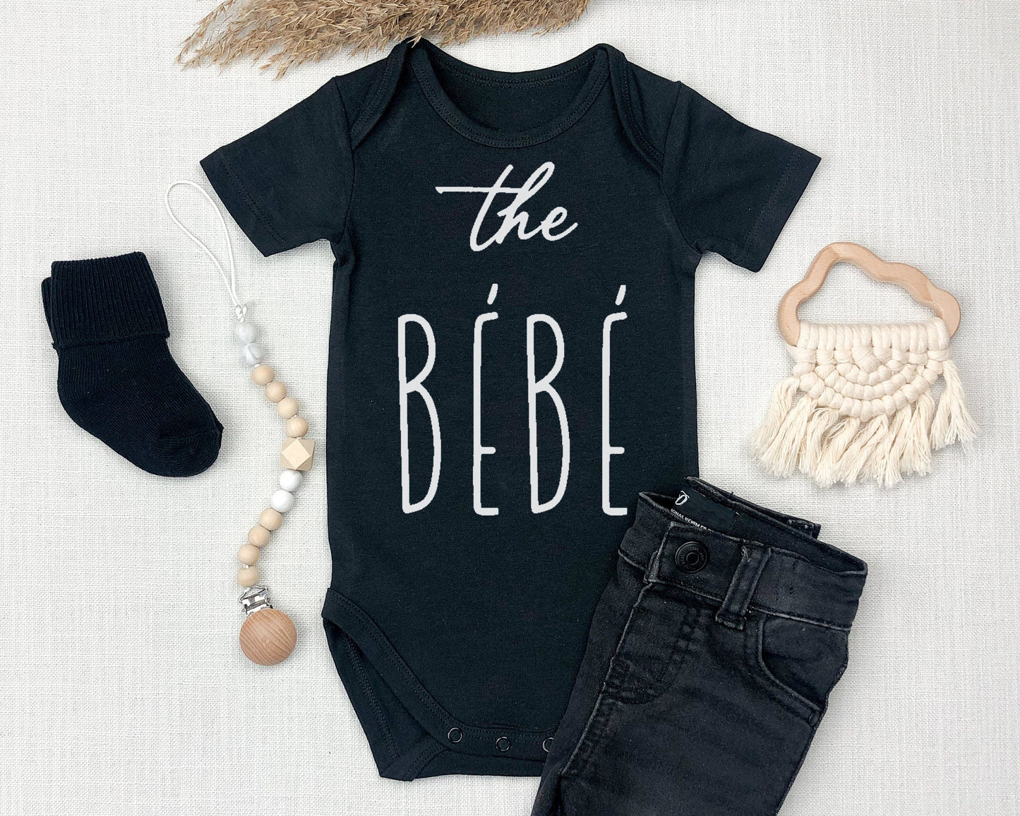 The bebe ew david black Gerber ONESIE® brand 0-3 3-6 & 6-9 months baby shower gift schitts creek gift Moira Rose Alexis Rose bodysuit unisex