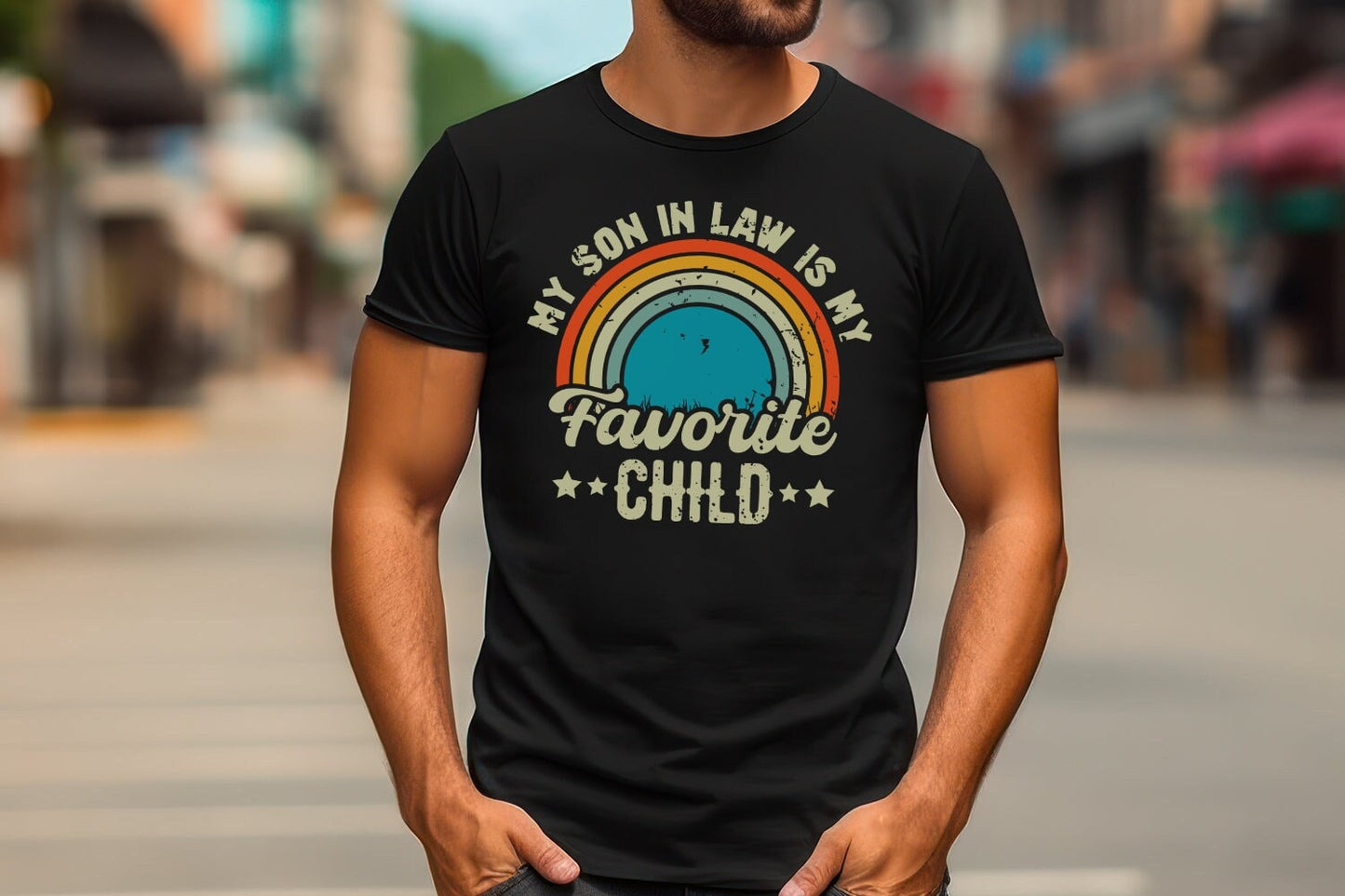 My Son In Law is my Favorite Child T-Shirt | Retro | Father's Day Gift | Father - In - Law