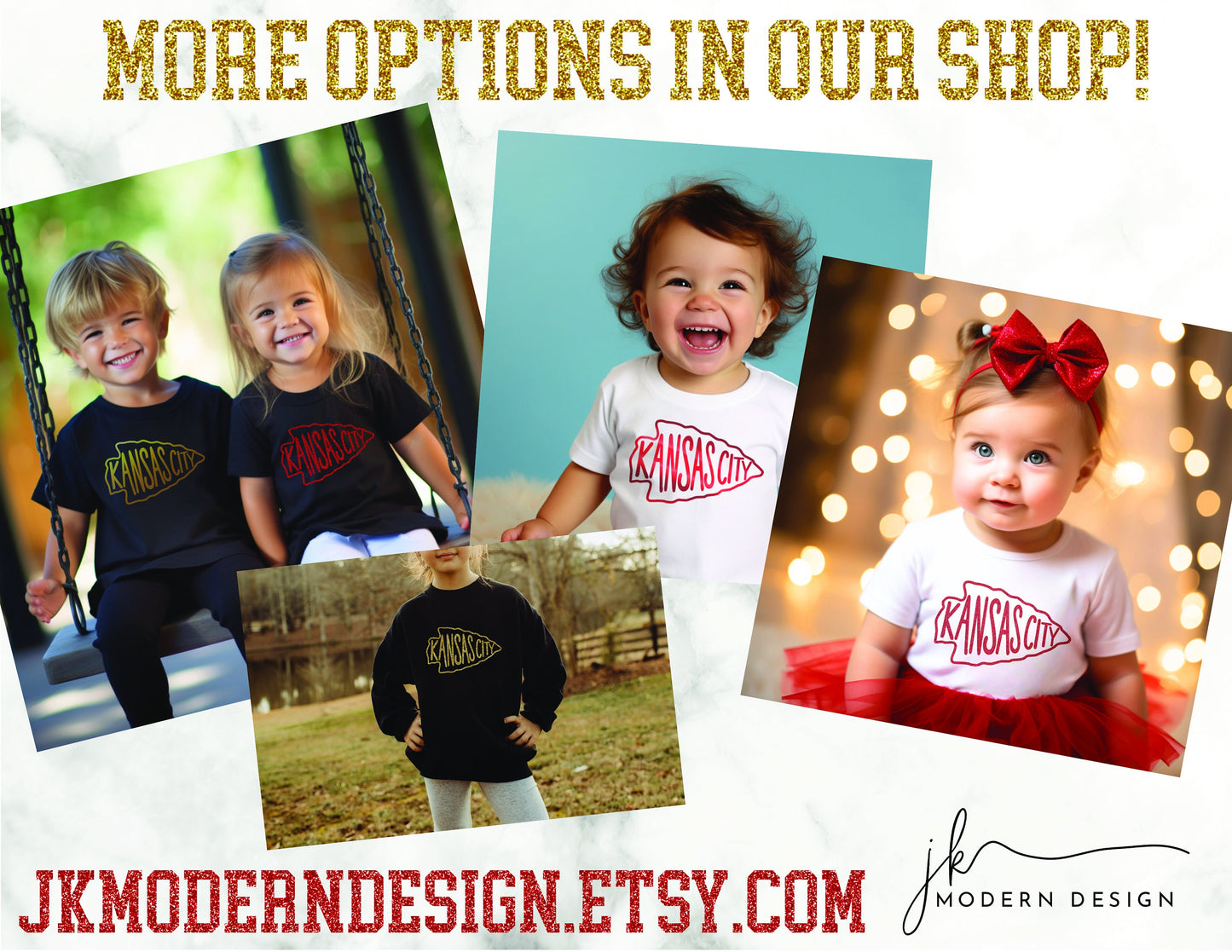Toddler Youth Kansas City Helmet Red Sweatshirt Long & Short Sleeve T-Shirt | Perfect for Game Day! | Soft!