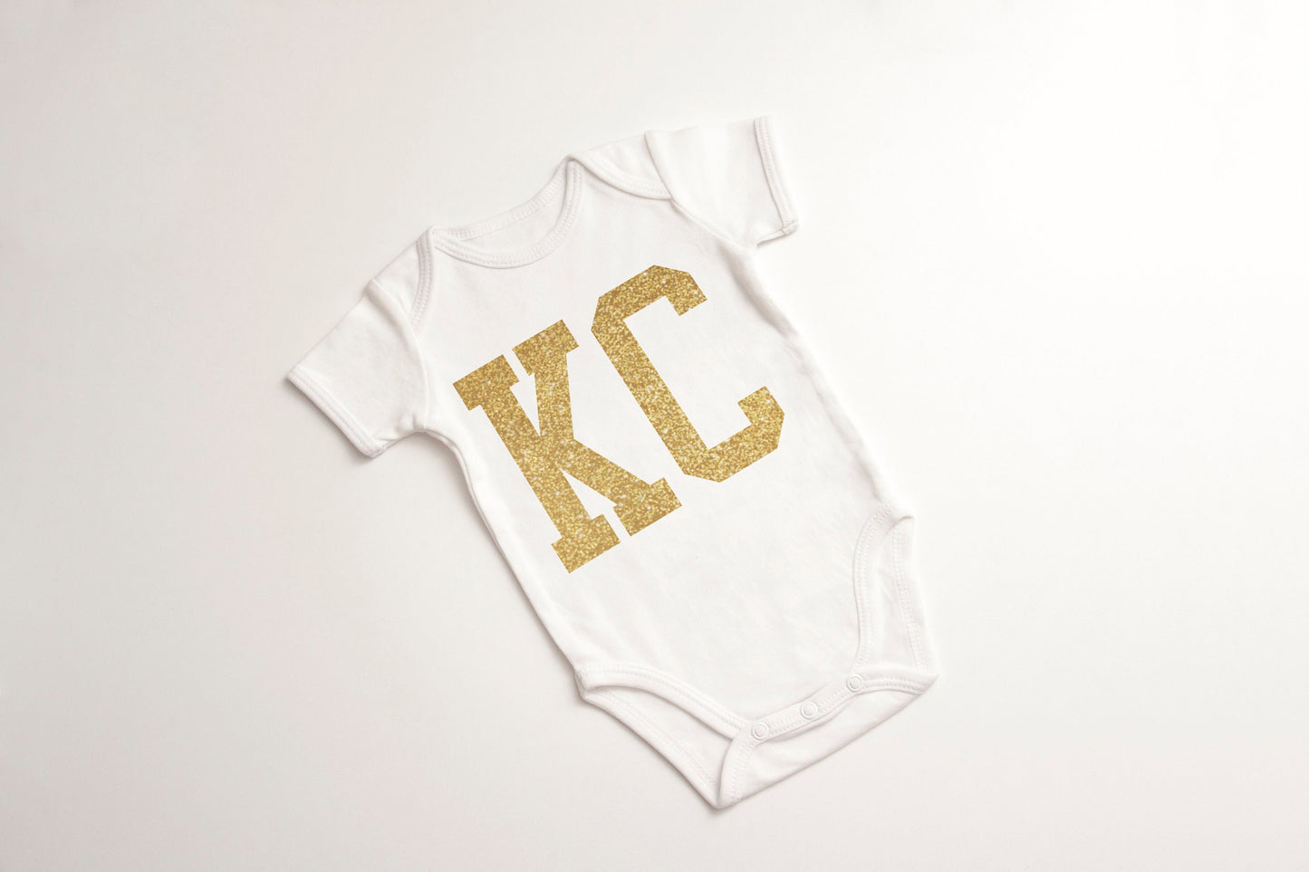 Big KC Gerber onesie® brand unisex baby bodysuit | Kansas City | Arrowhead | Made here in KC!