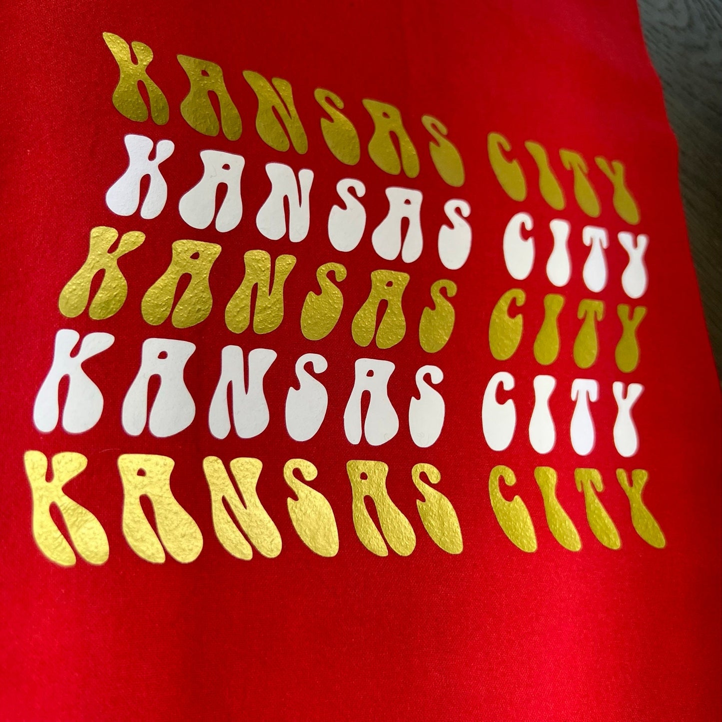 MADE IN KC! Retro Kansas City Kitchen Towel - Perfect for game day! Housewarming Gift - Football at Arrowhead - First Apartment/House
