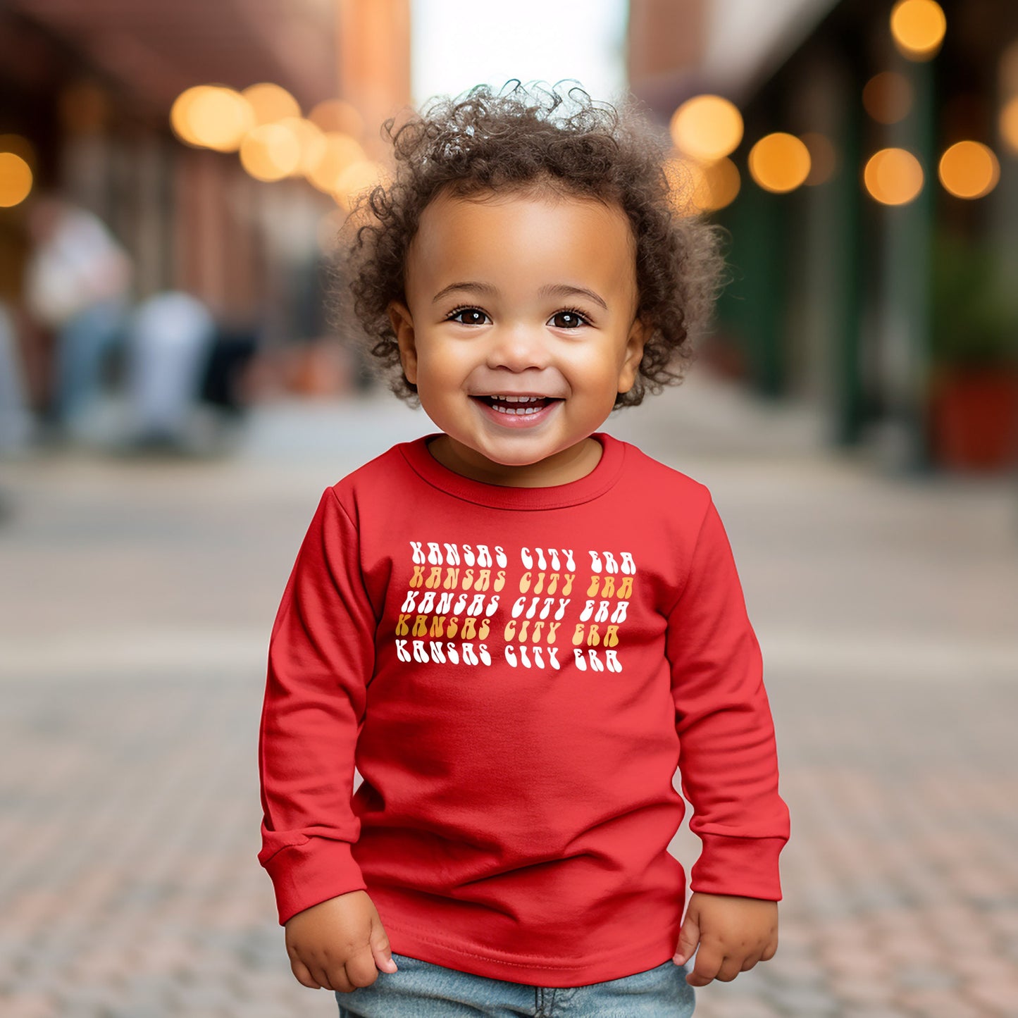 MADE IN KC Toddler I'm in my Kansas City Era | Arrowhead Red Sweatshirt Long & Short Sleeve T-Shirt | Perfect for Game Day! | Soft!