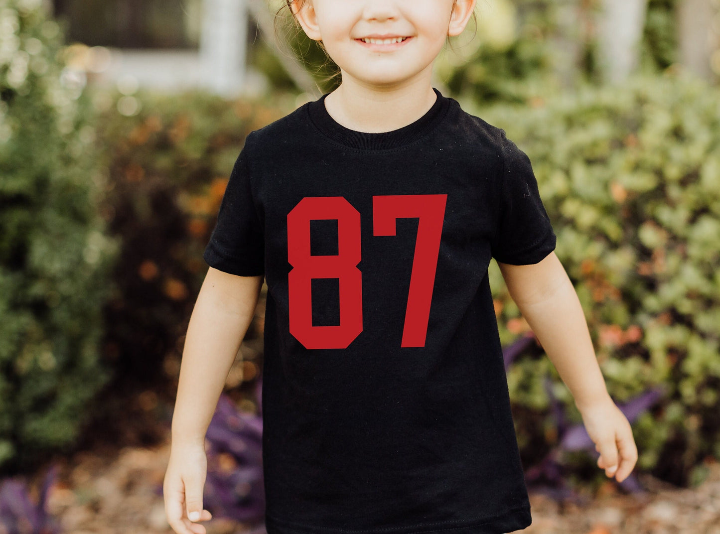 MADE IN KC 87 Toddler Kansas City Arrowhead Red Sweatshirt Long & Short Sleeve T-Shirt Kelce | Perfect for Game Day! | Soft!