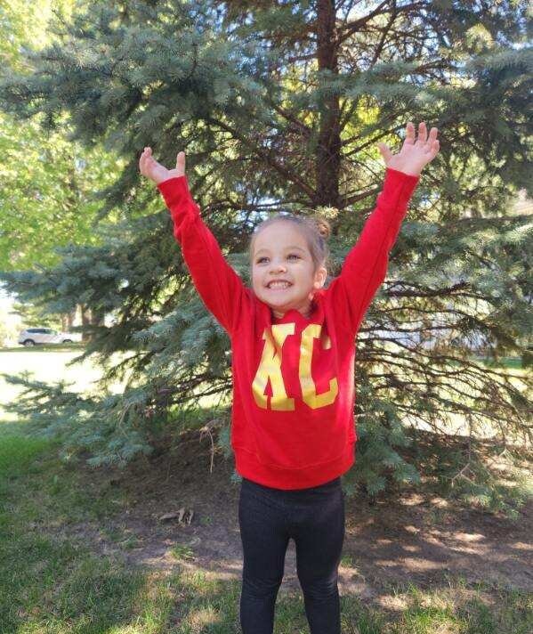 MADE IN KC Big Block Kansas City Toddler Arrowhead Red Sweatshirt Long & Short Sleeve T-Shirt | Perfect for Game Day! | Super Soft!