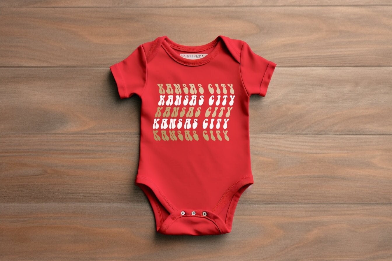 Retro Kansas City Gerber ONESIE® brand unisex baby infant bodysuit | Made here in KC!