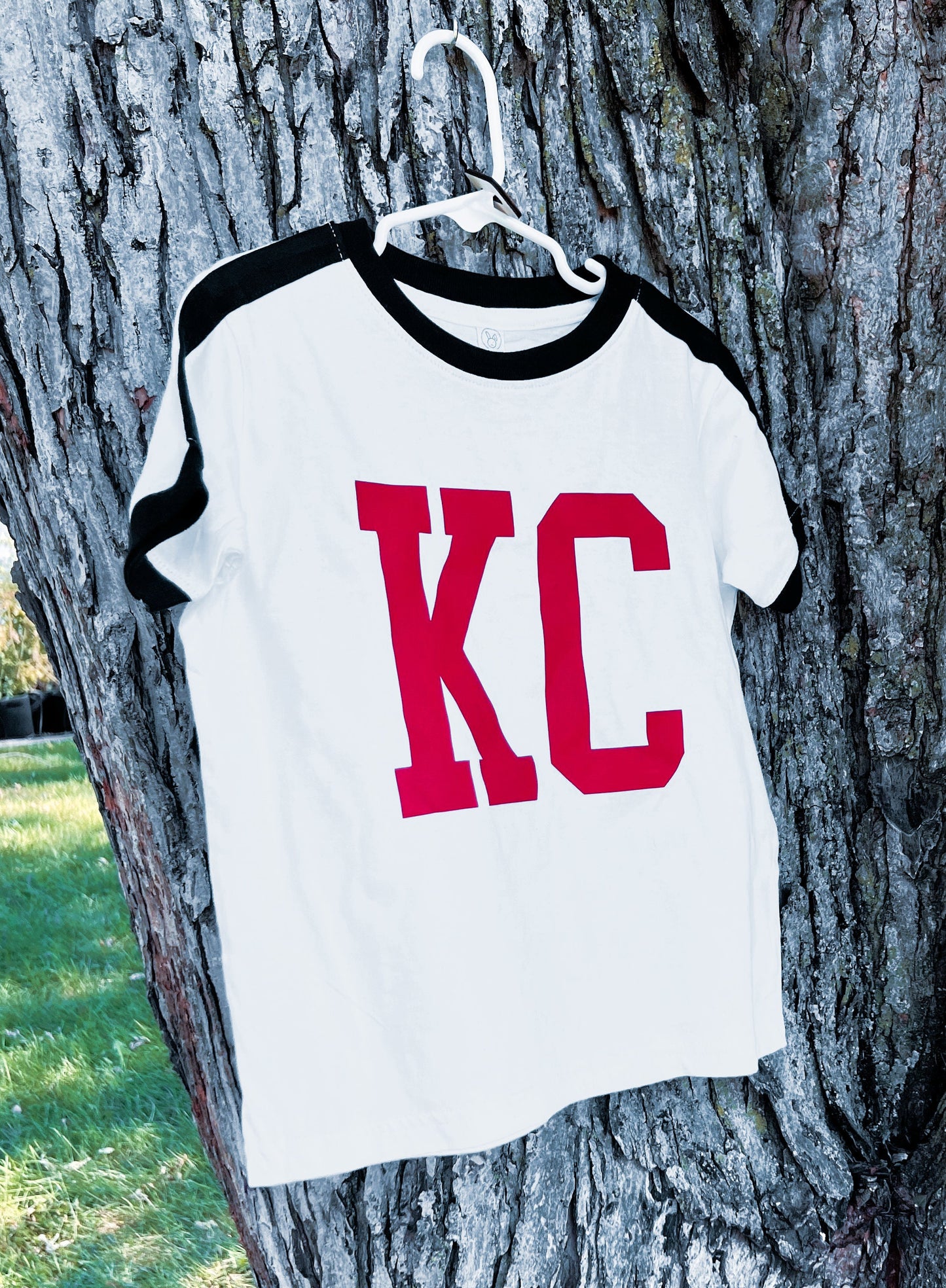 Toddler Big Block KC Ringer Tee | Made in Kansas City | Vintage Retro | Limited Edition T-Shirt | Perfect for Game Day! | Soft! | 2T 3T 4T