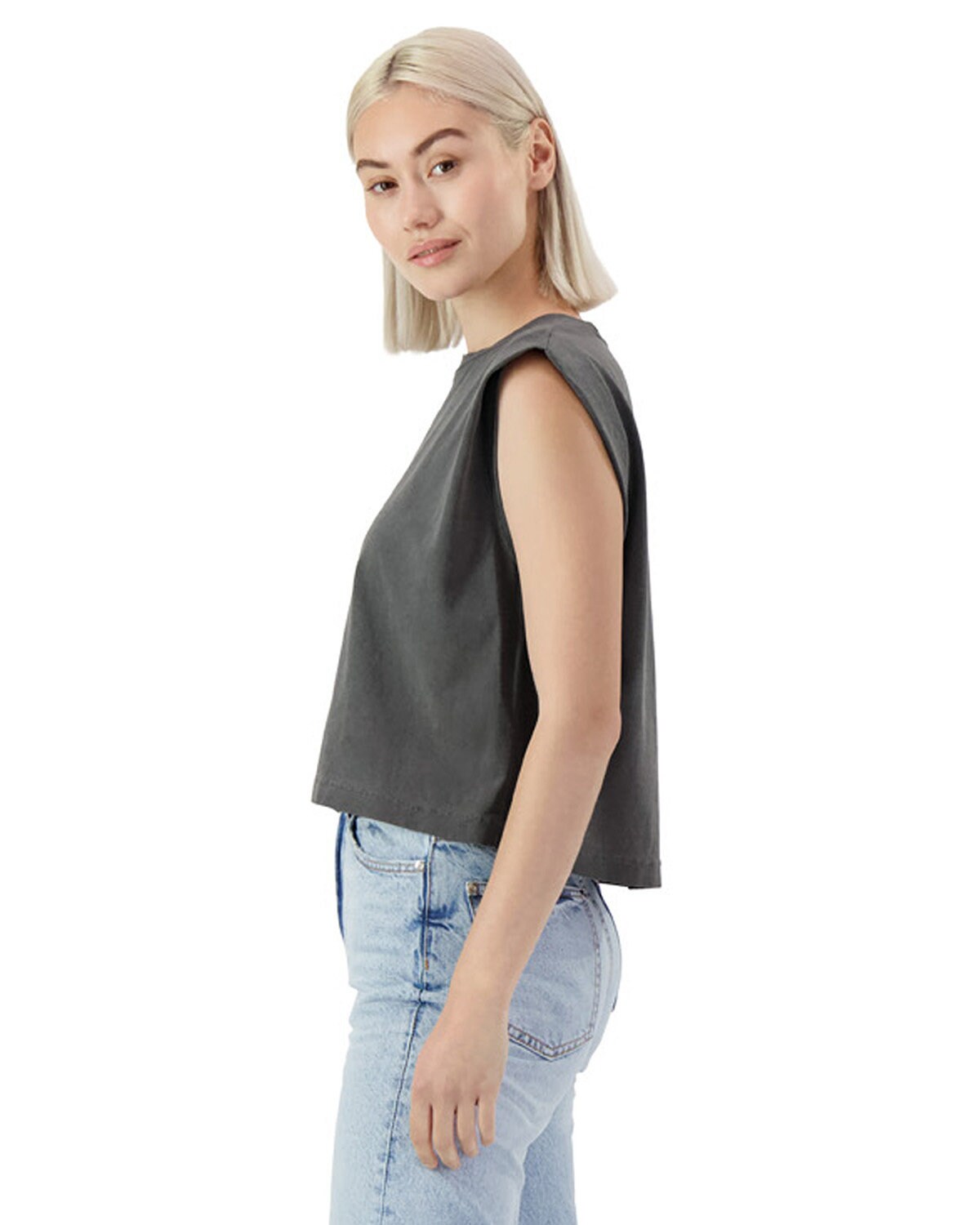 Kansas City Boxy Crop Tank | Pick Arrowhead Color | Made here in KC! | Perfect for Game Day! | Soft! | American Apparel Brand Muscle Tee