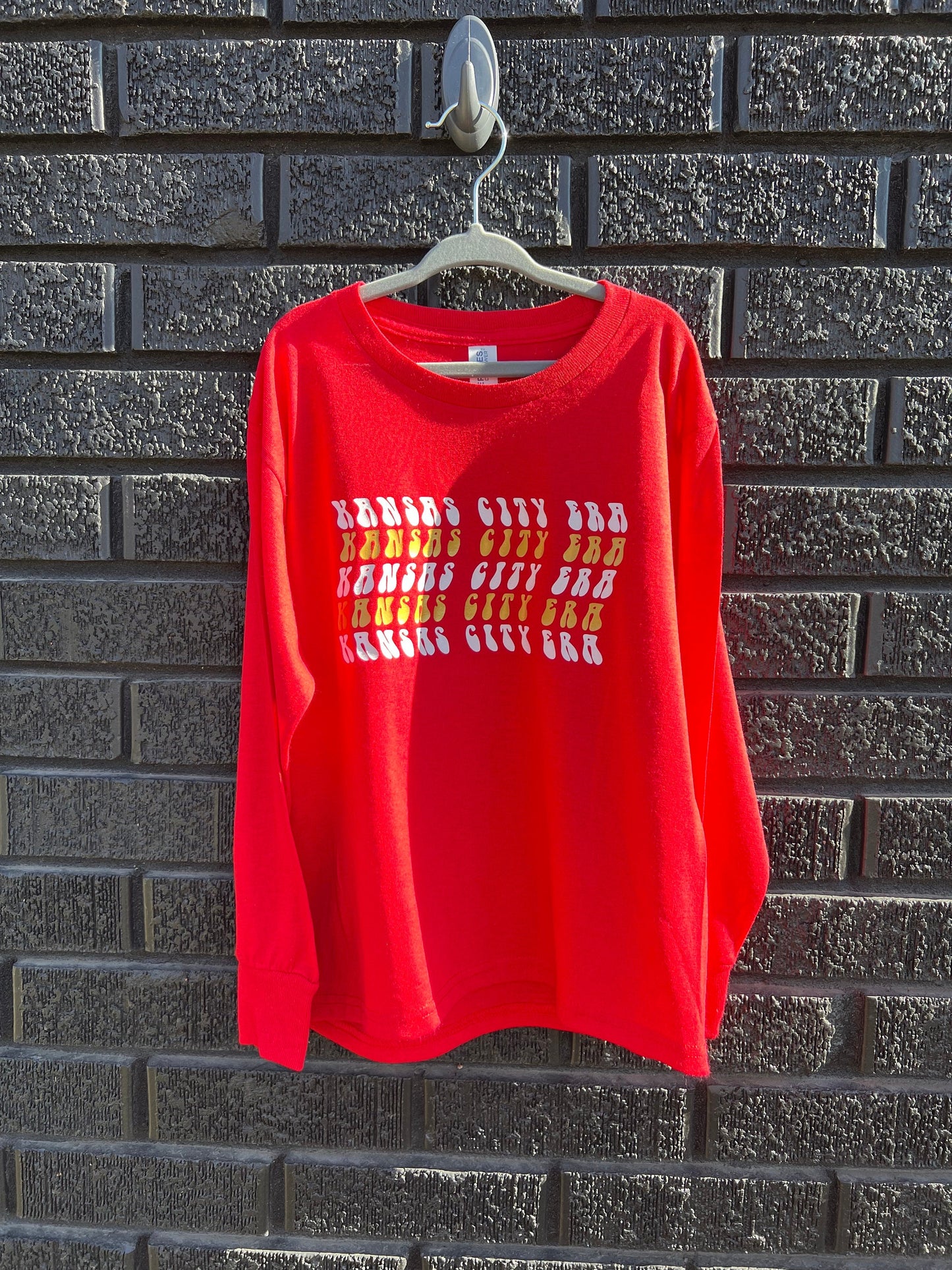 MADE IN KC Toddler I'm in my Kansas City Era | Arrowhead Red Sweatshirt Long & Short Sleeve T-Shirt | Perfect for Game Day! | Soft!