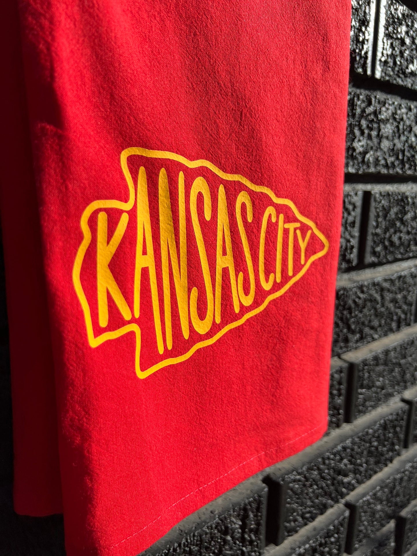 MADE IN KC! Kansas City Kitchen Towel - Perfect for game day! Housewarming Gift - Football at Arrowhead - First Apartment/House