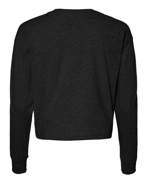 KSU Long Sleeve Crop Top | Super soft! | K-State ® Outline Powercat | cute cropped shirt | Kansas State Wildcats Gift | KState Long Sleeve |