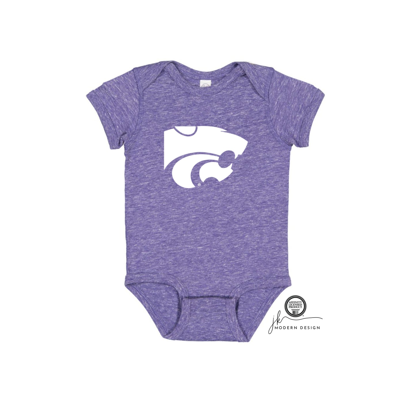 LICENSED K-State ® Gerber ONESIE® Brand | Powercat | KSU | Game day outfit | Baby shower gift | Kansas State University Wildcats | KState
