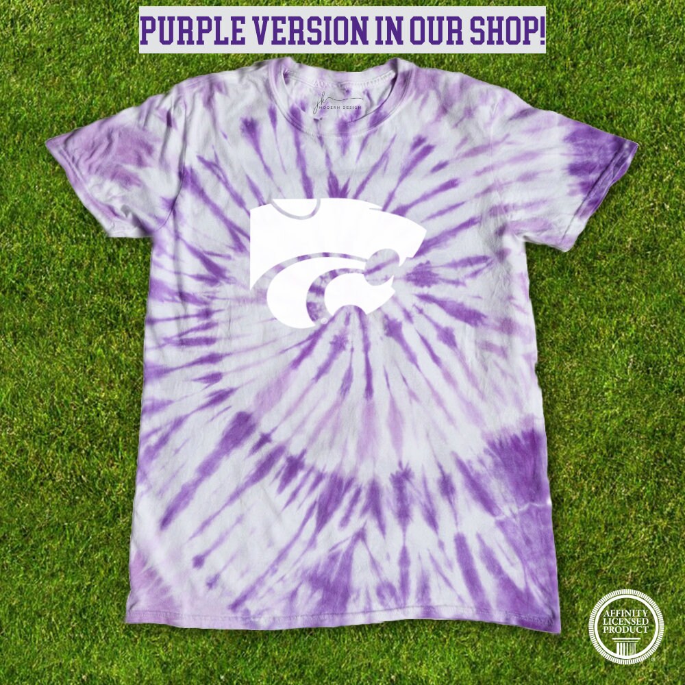 K-State Vintage Willie Tie-Dye Shirt | KSU ® | Soft game day shirt | Kansas State Wildcats Fan Gift | KState Tie Dye Tee | LICENSED!