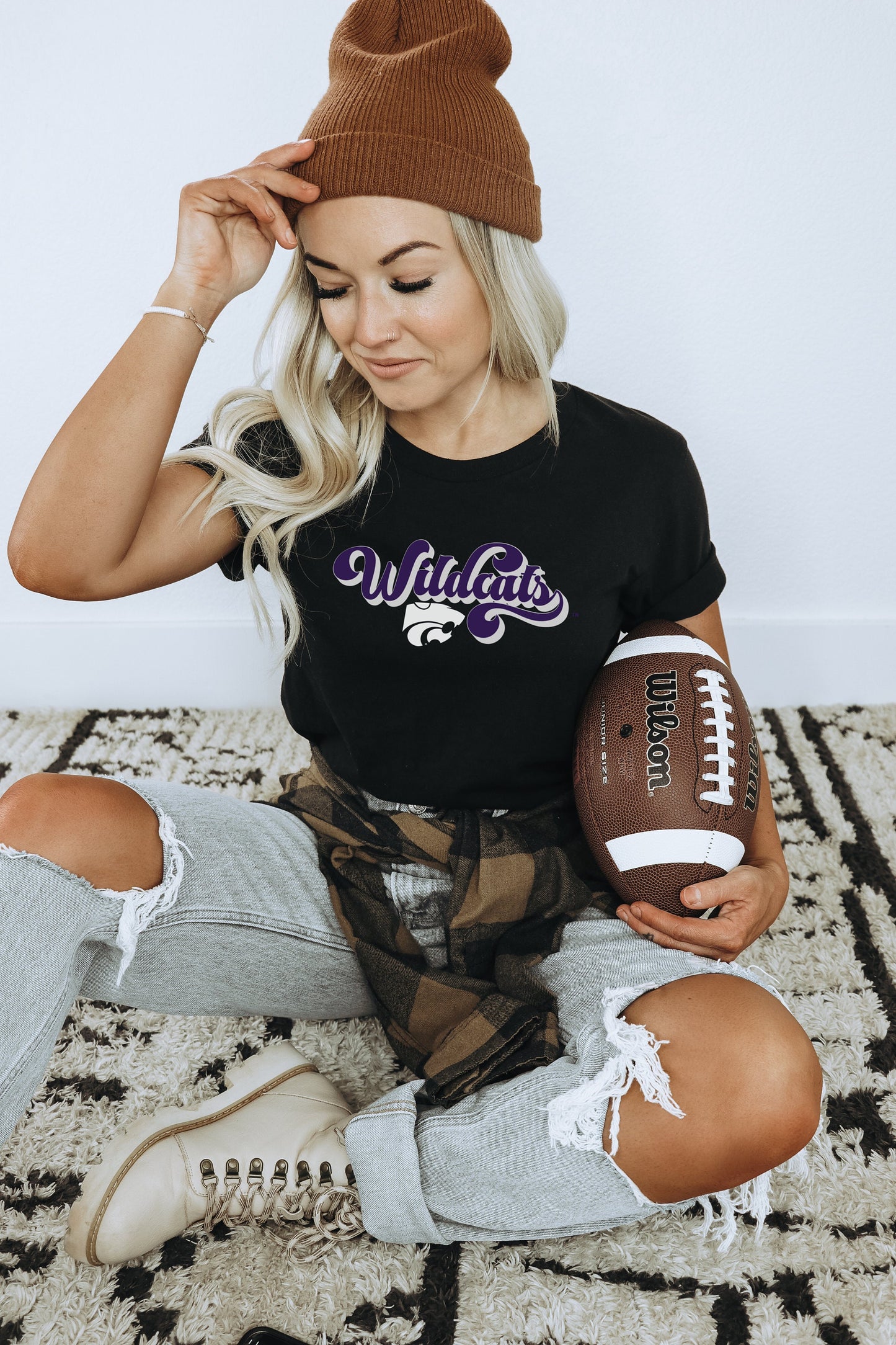 Retro LICENSED K-State ® TShirt or Sweatshirt | Soft! | KSU Wildcats | Kansas State | KState | Infant Youth & Toddler Long Sleeve Shirt
