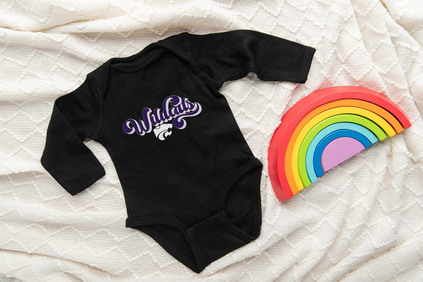 Retro LICENSED K-State ® TShirt or Sweatshirt | Soft! | KSU Wildcats | Kansas State | KState | Infant Youth & Toddler Long Sleeve Shirt