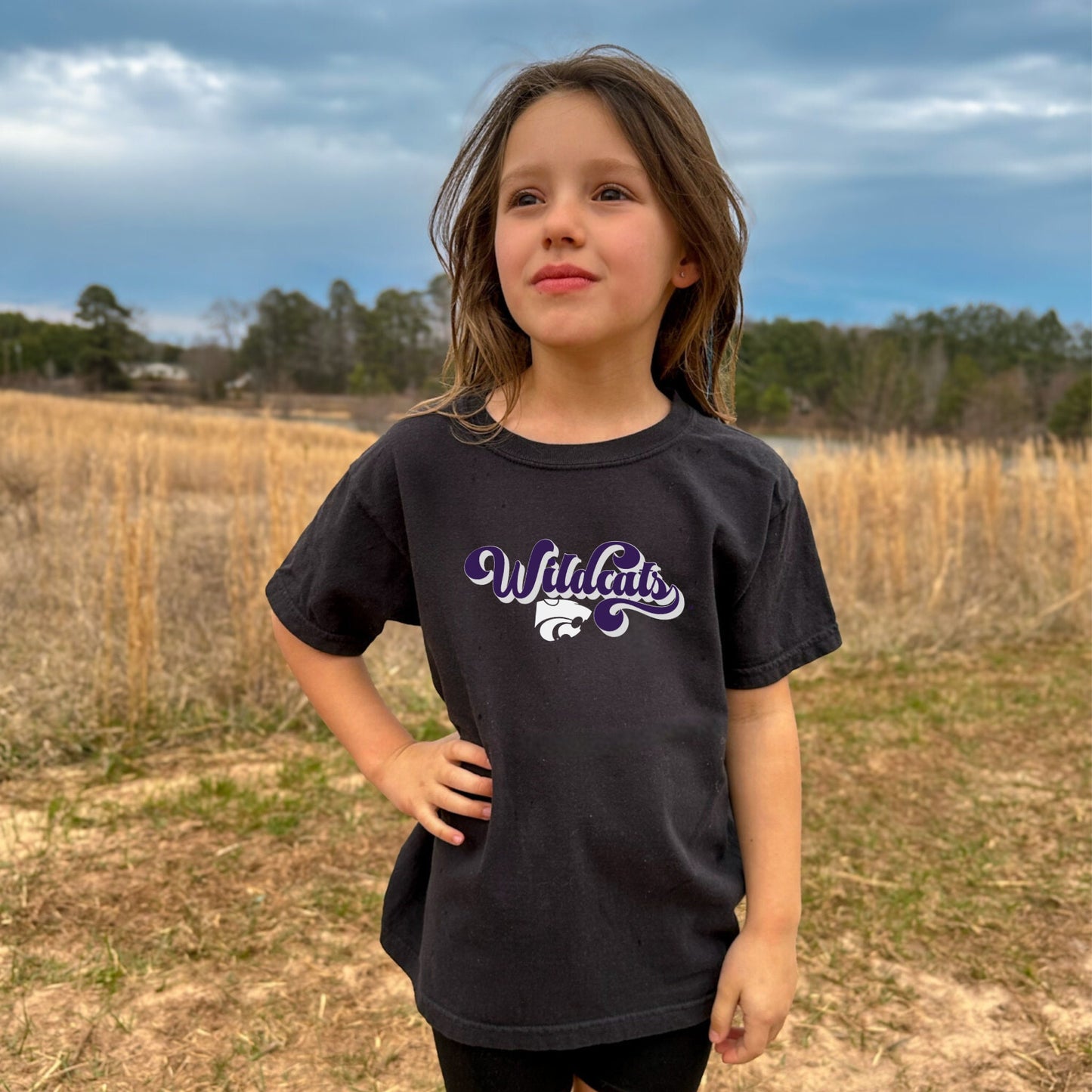 Retro LICENSED K-State ® TShirt or Sweatshirt | Soft! | KSU Wildcats | Kansas State | KState | Infant Youth & Toddler Long Sleeve Shirt