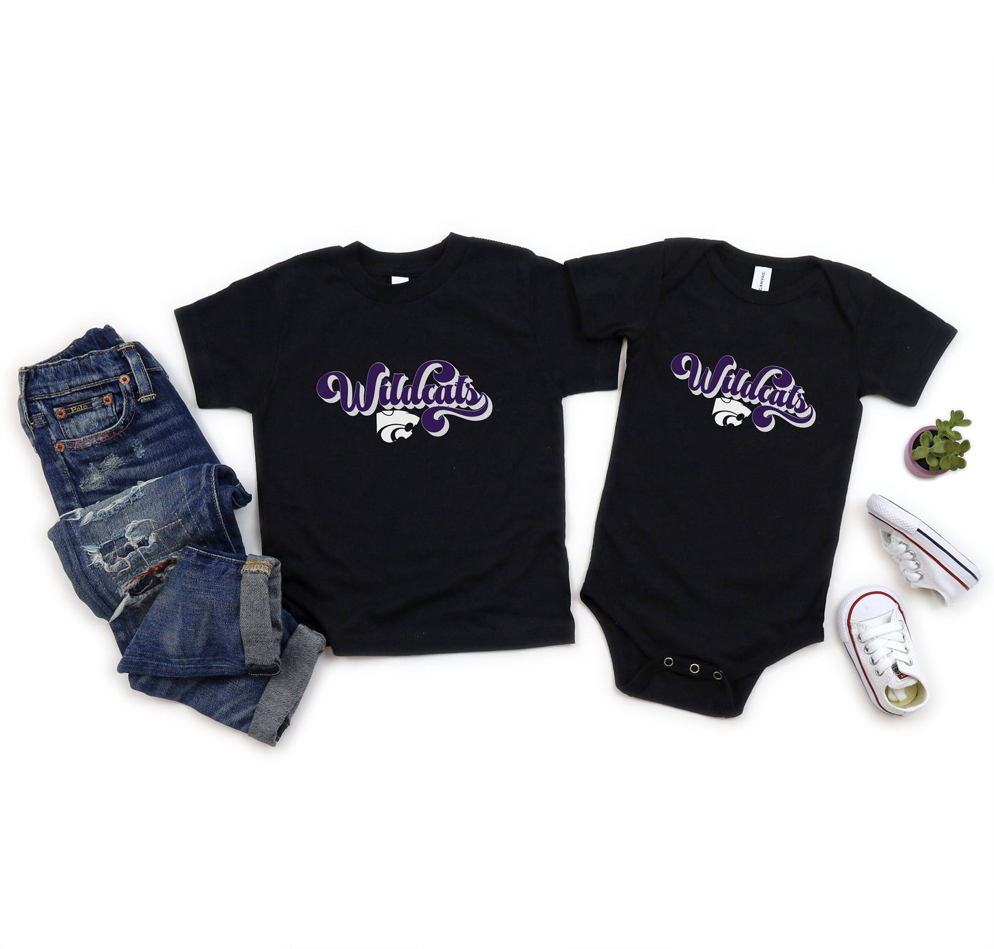 Retro LICENSED K-State ® TShirt or Sweatshirt | Soft! | KSU Wildcats | Kansas State | KState | Infant Youth & Toddler Long Sleeve Shirt