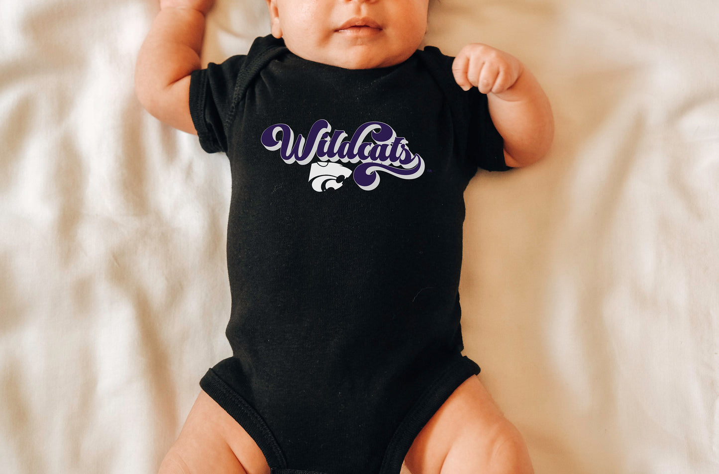 Retro LICENSED K-State ® TShirt or Sweatshirt | Soft! | KSU Wildcats | Kansas State | KState | Infant Youth & Toddler Long Sleeve Shirt
