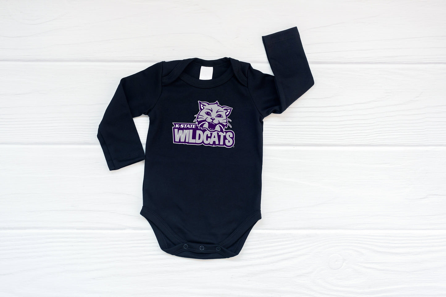 LICENSED K-State ® Gerber ONESIE ® Brand | KSU | Game day outfit | Baby shower gift | Kansas State University Wildcats | KState