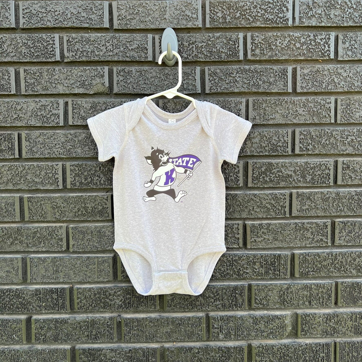 LICENSED K-State ® Baby Bodysuit | Super soft! | KSU | Game day outfit | Baby shower gift | Kansas State University Wildcats | KState