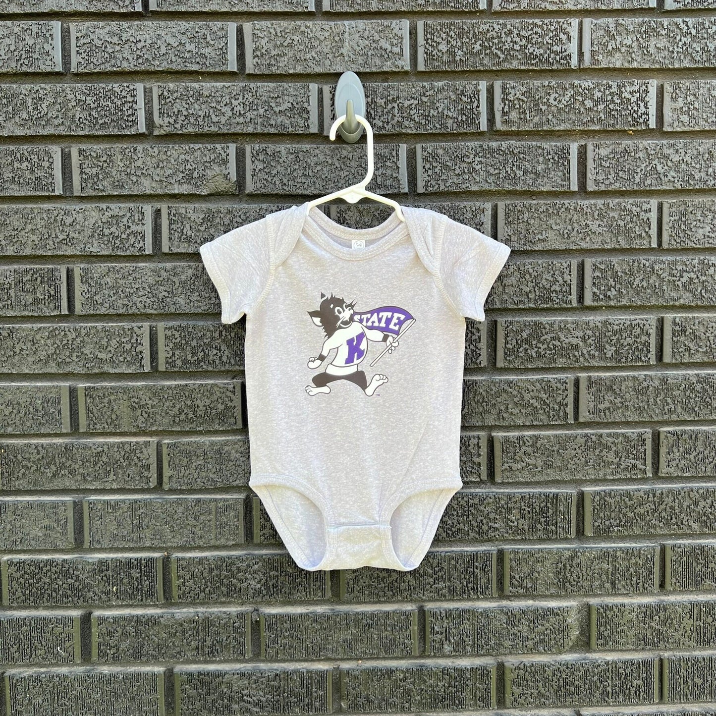 LICENSED K-State ® Baby Bodysuit | Super soft! | KSU | Game day outfit | Baby shower gift | Kansas State University Wildcats | KState