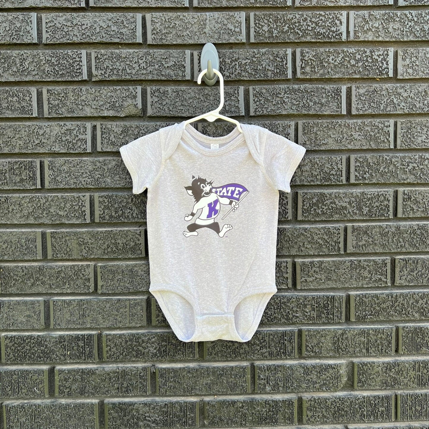LICENSED K-State ® Baby Bodysuit | Super soft! | KSU | Game day outfit | Baby shower gift | Kansas State University Wildcats | KState
