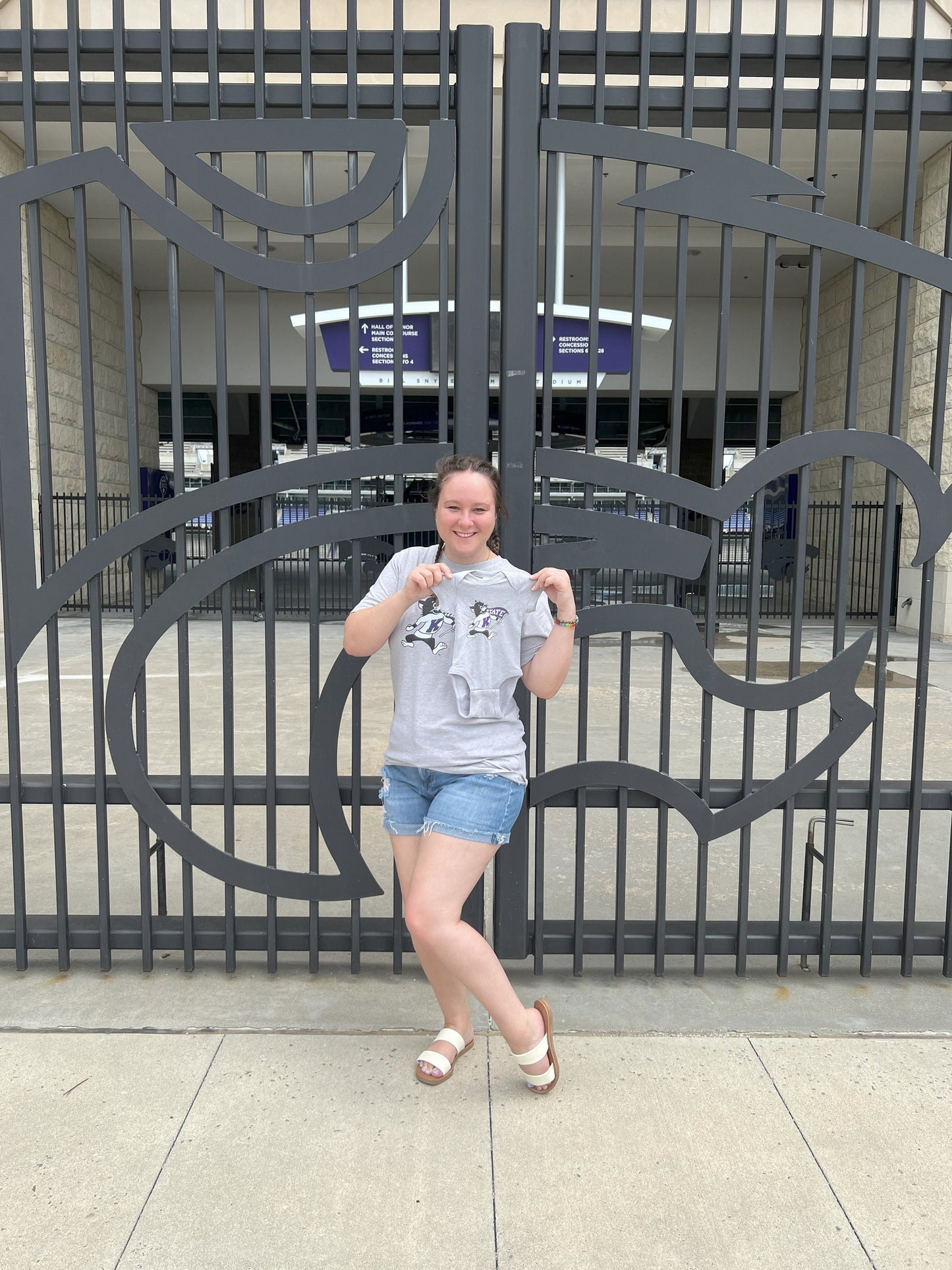 LICENSED K-State ® Baby Bodysuit | Super soft! | KSU | Game day outfit | Baby shower gift | Kansas State University Wildcats | KState