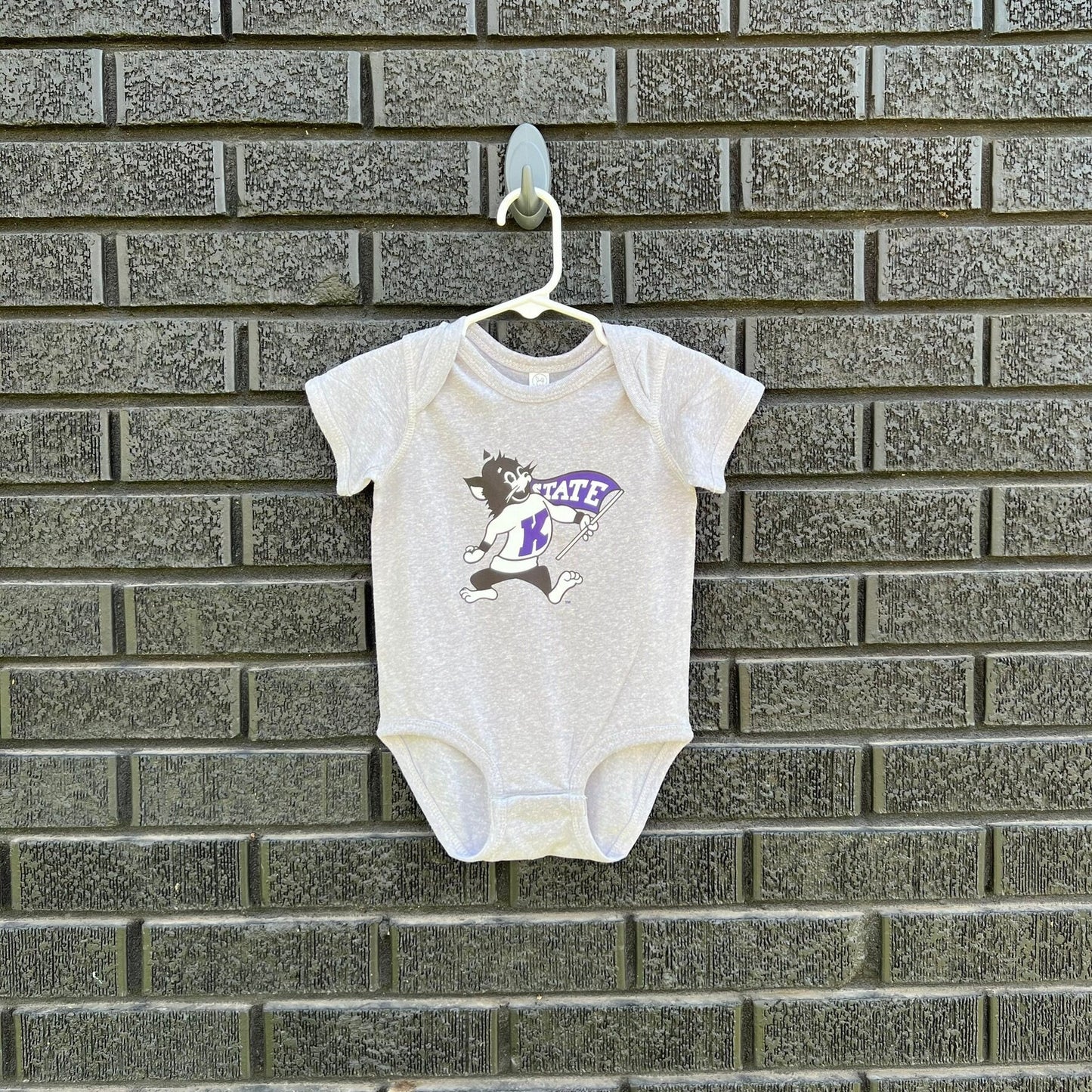 LICENSED K-State ® Baby Bodysuit | Super soft! | KSU | Game day outfit | Baby shower gift | Kansas State University Wildcats | KState