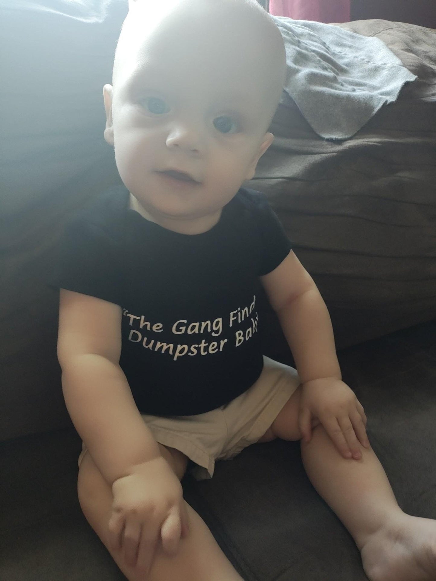 Always Sunny in Philadelphia Unisex Gerber ONESIE® brand the gang finds a dumpster baby DB sunny gift funny baby shower bodysuit