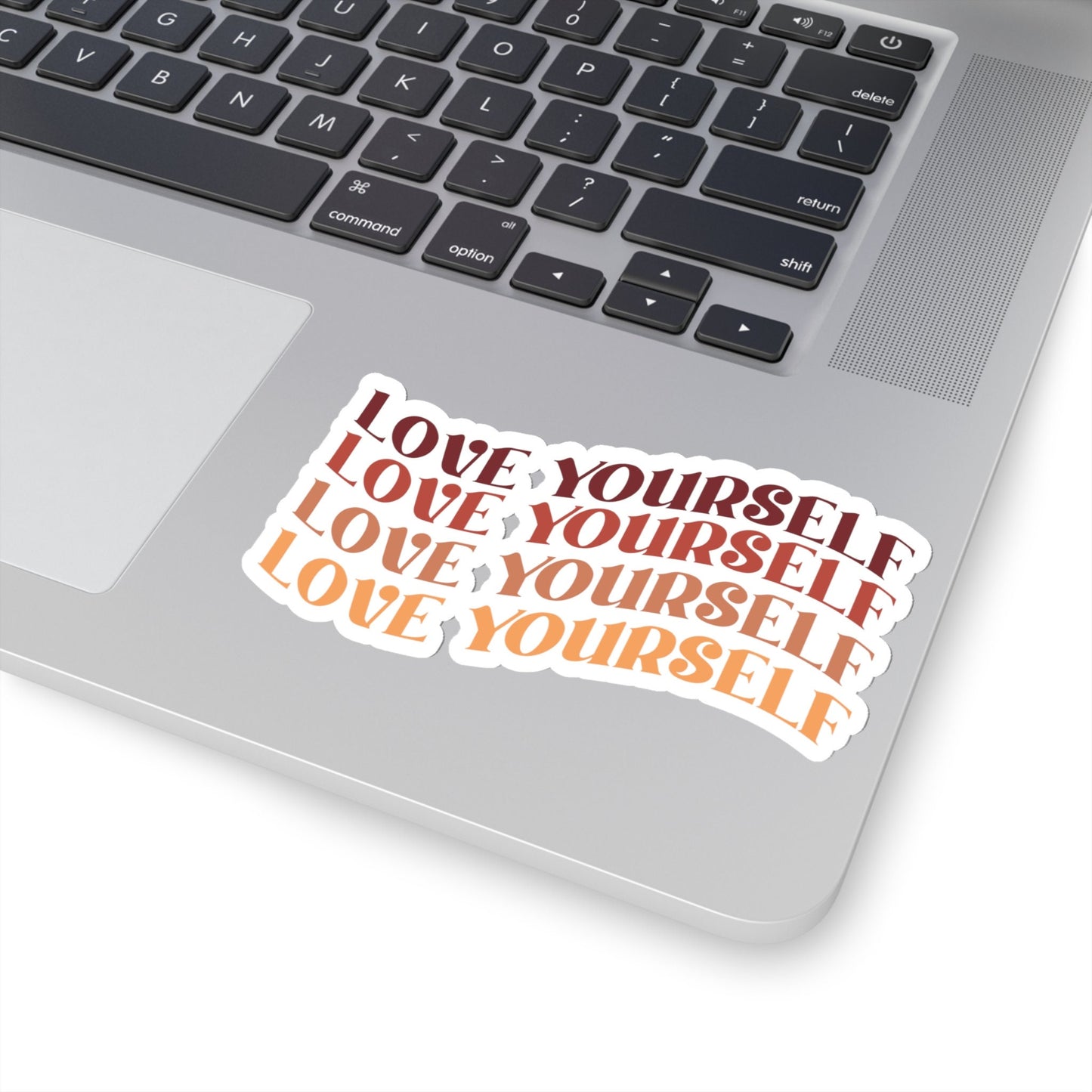 Love Yourself | Mental Health | Positive Vibes | Positivity | Retro Kiss-Cut Stickers