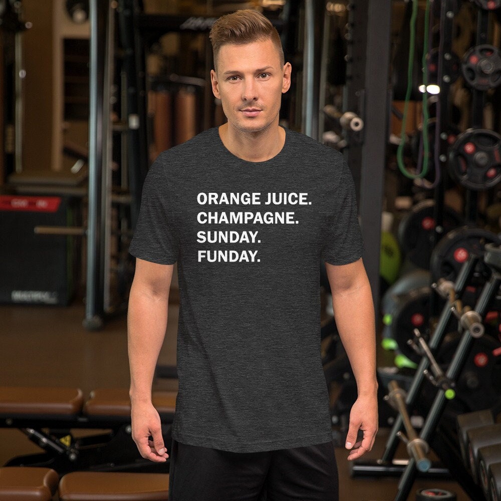 Orange Juice | Champagne | Sunday | Funday | Mimosa | Brunch | Funny T-Shirt TShirt