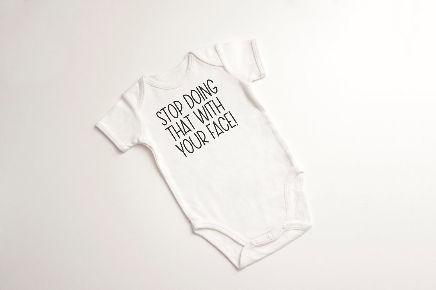 Alexis Rose | Stop Doing That With Your Face! ONESIE® brand 0-3, 3-6 & 6-9 months baby shower gift schitts creek gift bodysuit unisex
