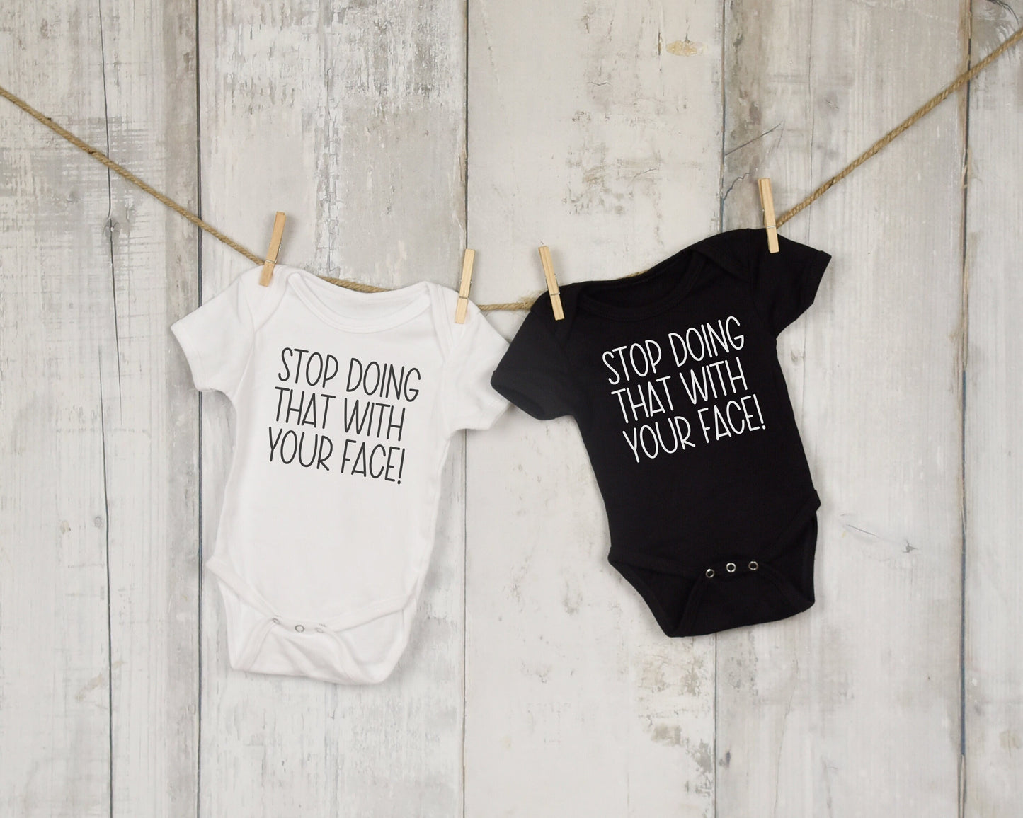 Alexis Rose | Stop Doing That With Your Face! ONESIE® brand 0-3, 3-6 & 6-9 months baby shower gift schitts creek gift bodysuit unisex