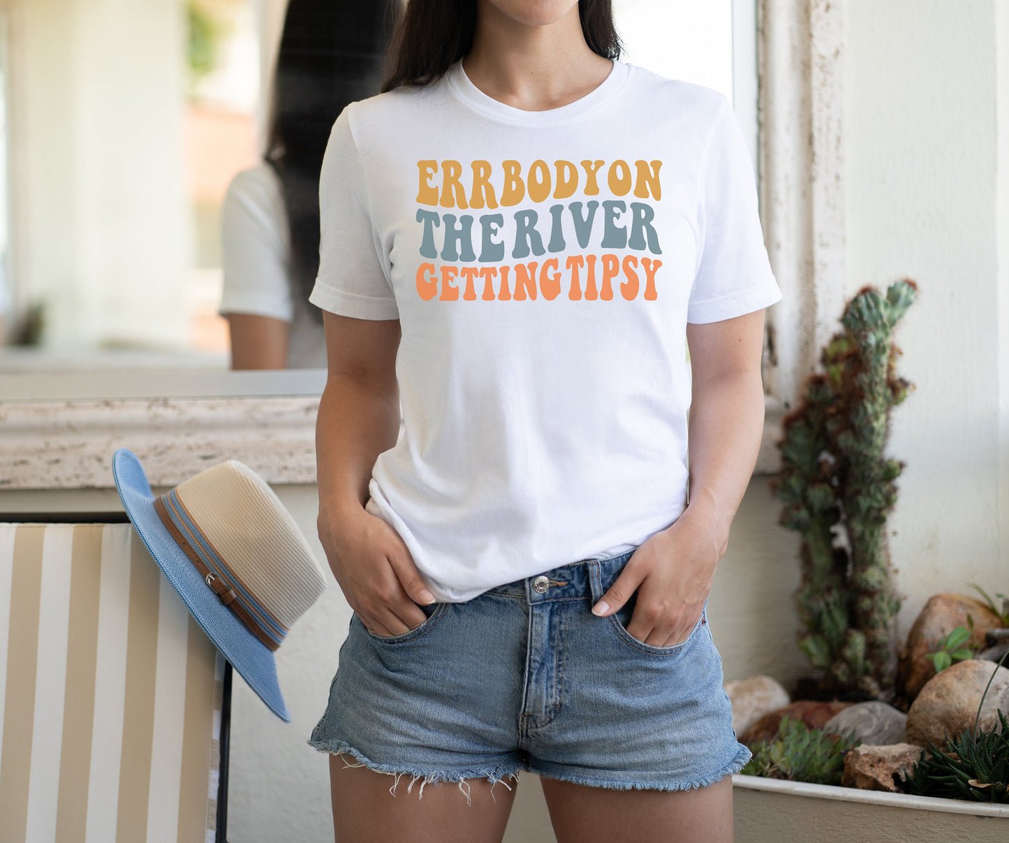 Errbody on the River Getting Tipsy | Float Trip TShirt | Kayak Tee | Fishing Shirt | Short-Sleeve Unisex T-Shirt |