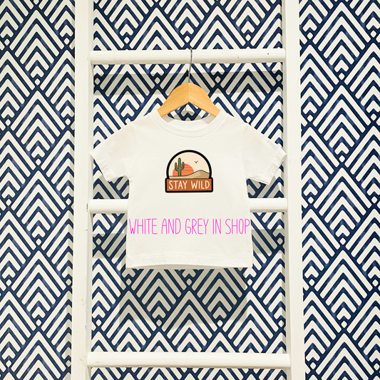 Stay Wild | Smoke Melange | T-Shirt