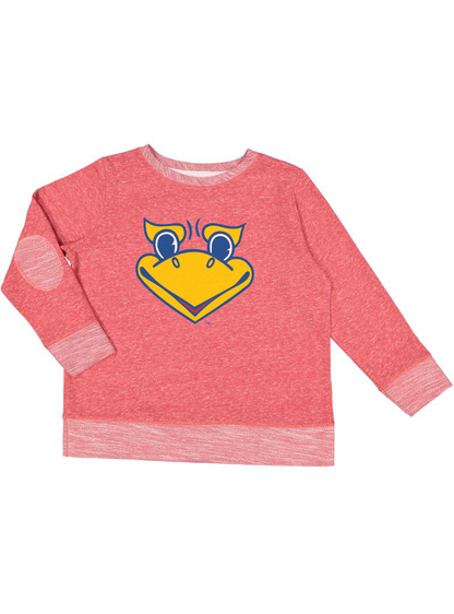 Jayhawk Face KU® Terry Fleece