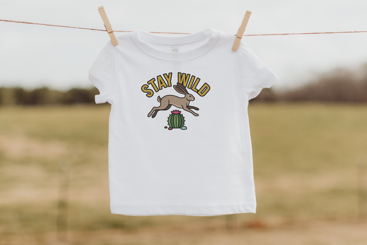 Stay Wild Bunny | White | SS Tee or LS Tee.