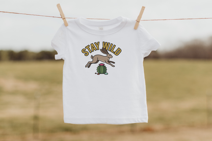 Stay Wild Bunny | White | SS Tee or LS Tee.