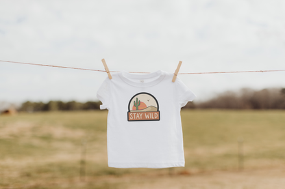 Stay Wild | White | Short or LS Tee