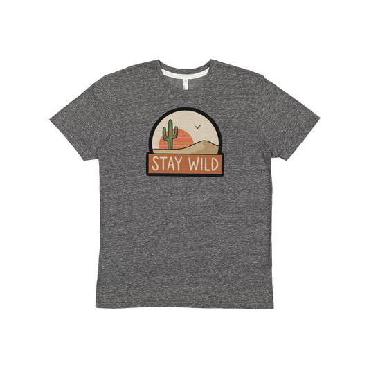 Stay Wild | Smoke Melange | T-Shirt