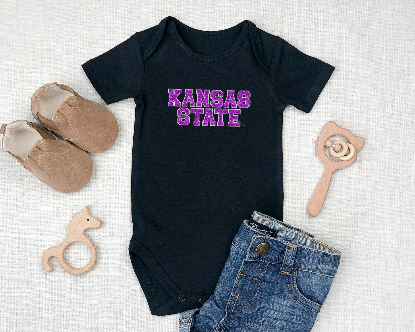 Sequin Look Kansas State | LICENSED K-State ® ONESIE®