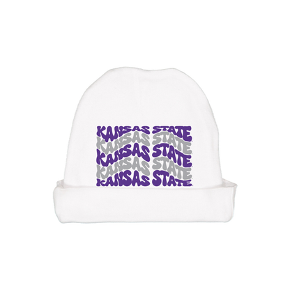 Licensed KSU Baby Beanie | Retro Wavy