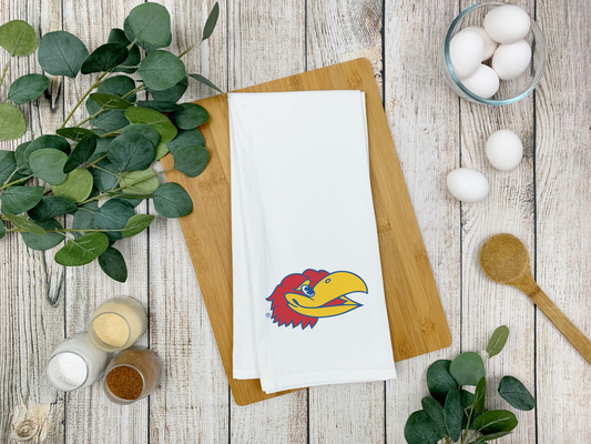 Jayhawk Head KU® Kitchen Towel