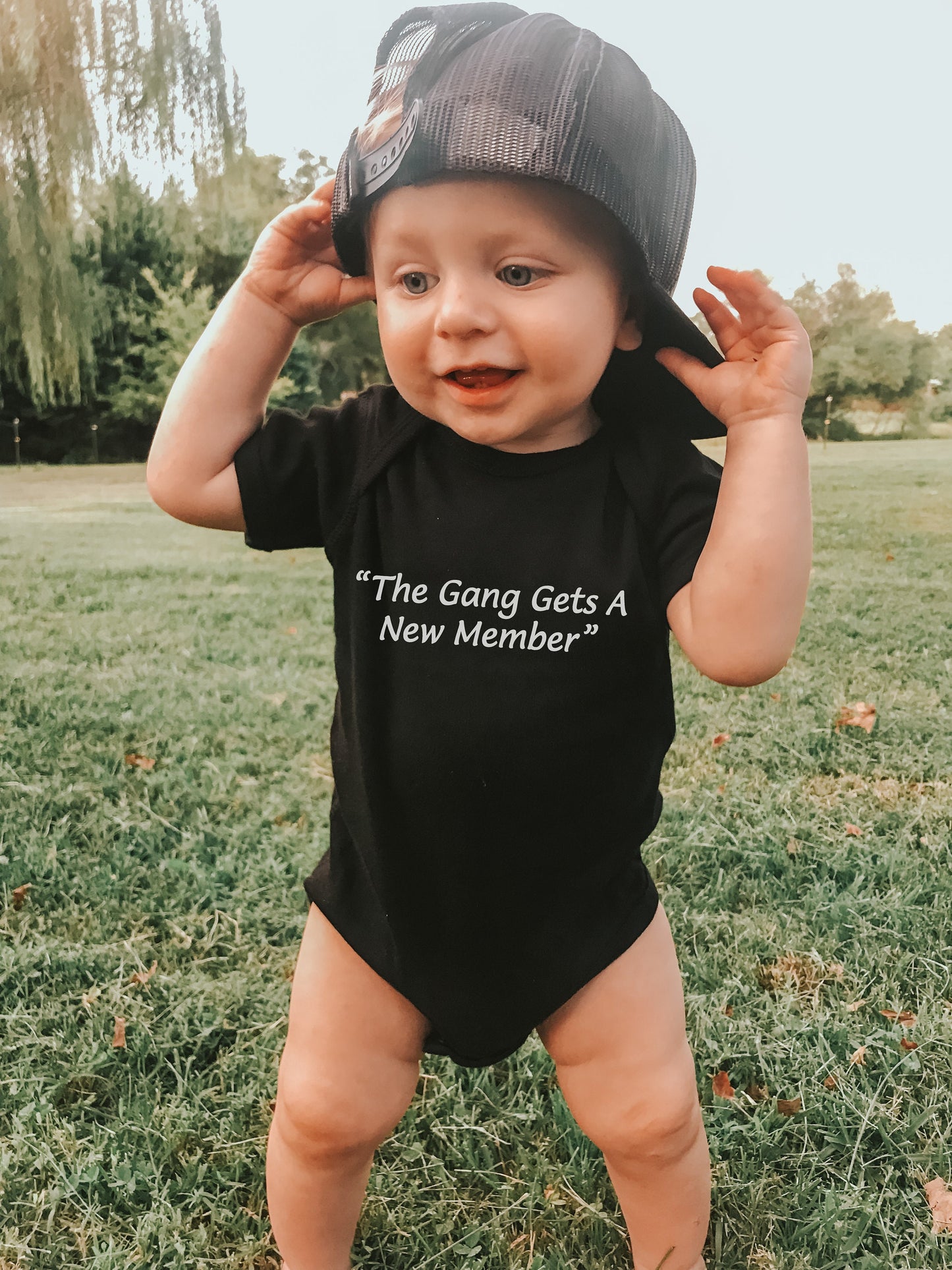 Always Sunny in Philadelphia Unisex ONESIE® brand the gang gets a new member sunny gift funny baby shower 0-3 3-6 & 6-9 months bodysuit