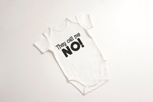 They Call Me No! | Gerber ONESIE® brand 0-3, 6-9 & 3-6 months funny baby shower gift